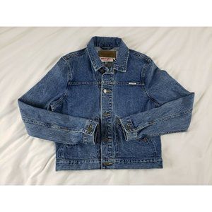 Wrangler for Urban Outfitters Denim Jacket Small Blue Trucker Jean